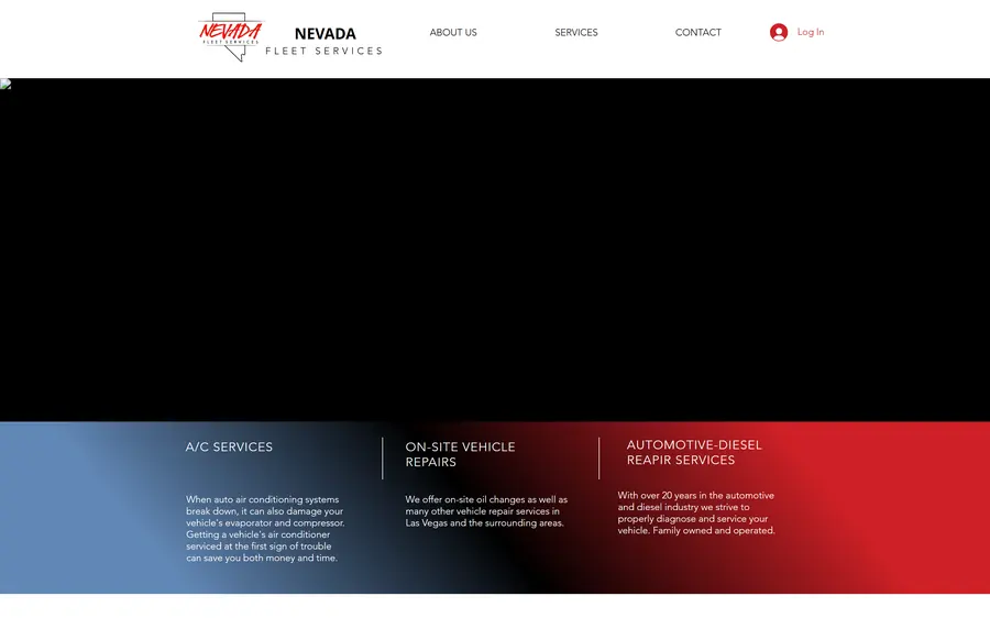 The Nevada Fleet Services website before: the old site, archived November 2024