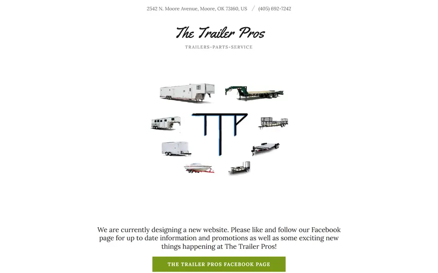The The Trailer Pros website before: thetrailerpros.com, captured October 2026